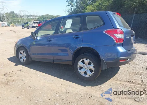 2014 Subaru Forester 2.5I from USA, damaged, VIN JF2SJAAC7EH508612